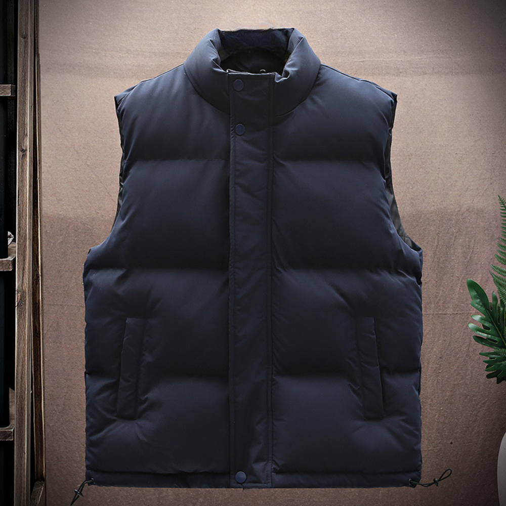 Chaleco Acolchado Abrigo Hombre Invierno