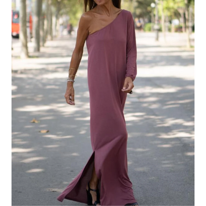 Vestido Asimétrico Estilo Chic Mujer