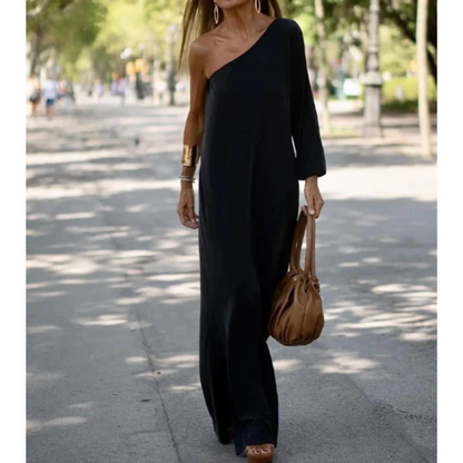 Vestido Asimétrico Estilo Chic Mujer