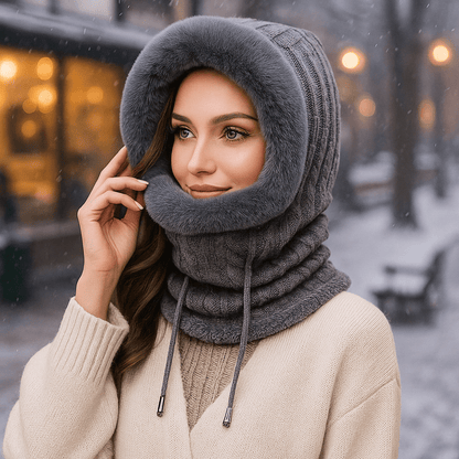 Bufanda Capucha Invierno Mujer Abrigadora - Vestiria