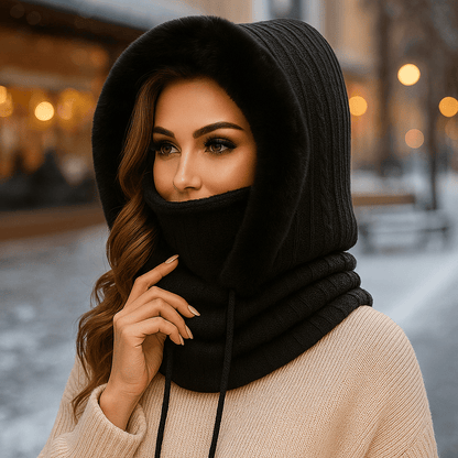 Bufanda Capucha Invierno Mujer Abrigadora
