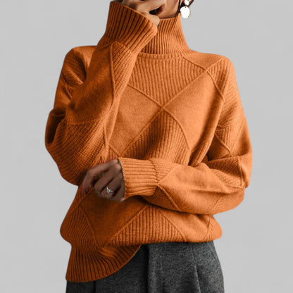 Sudadera Mujer Cuello Alto Estampada Invierno