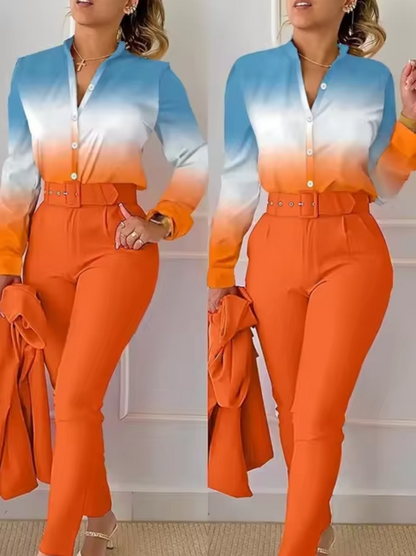 Traje de Dos Piezas Elegante y Chic