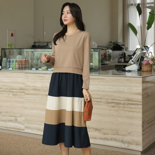 Jerséis y Falda Conjunto Mujer Cálido Invierno - Vestiria