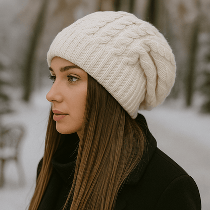 Gorro Mujer Punto Grueso Cálido - Vestiria