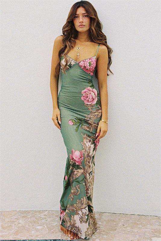 Vestido Largo Cintura Marcada Elegante - Vestiria