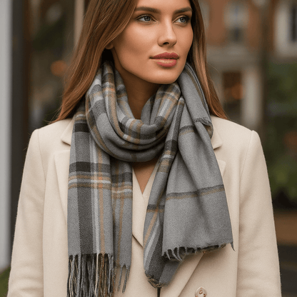 Bufanda de Punto suave y Elegante para Mujer