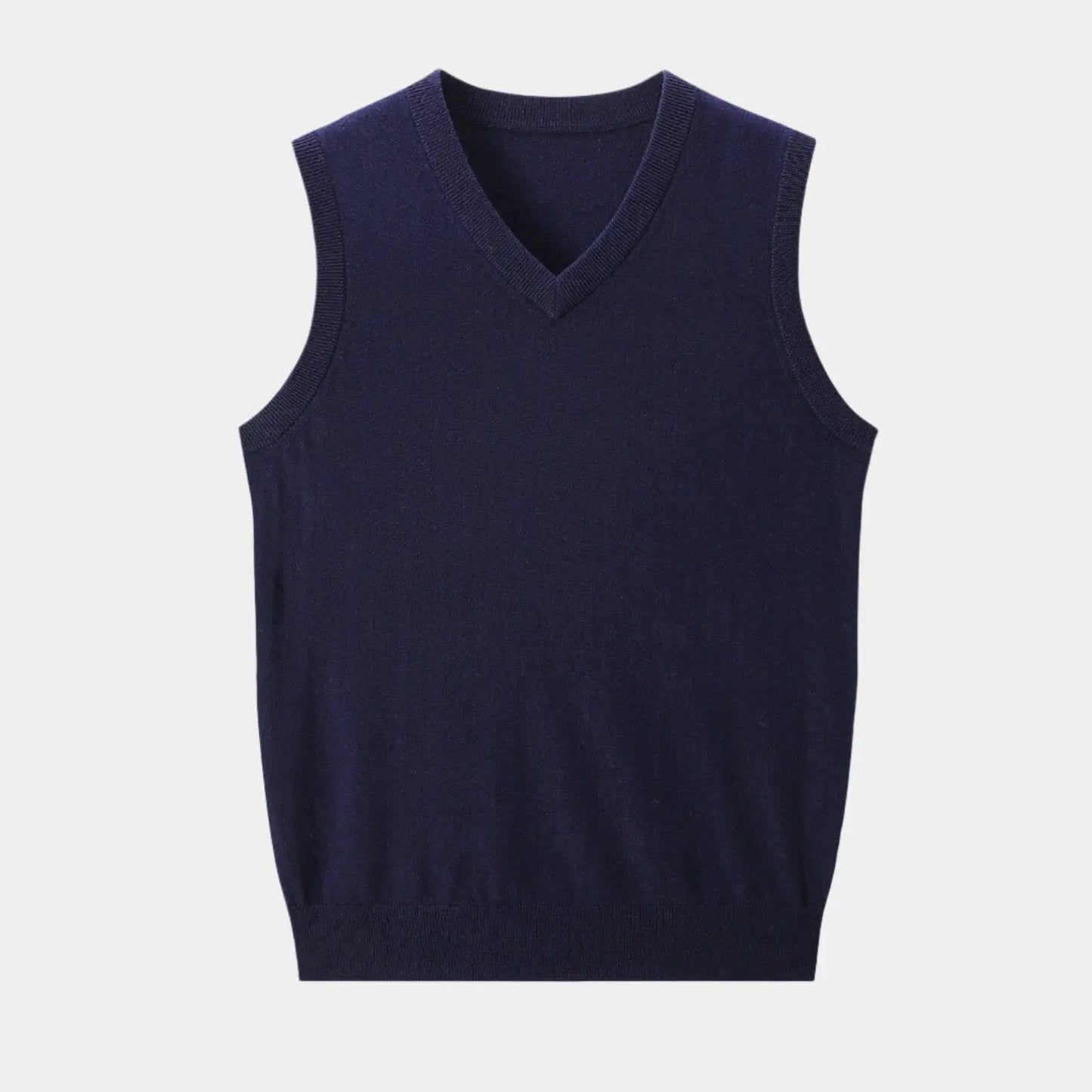 Chaleco Punto Hombre Cuello en V