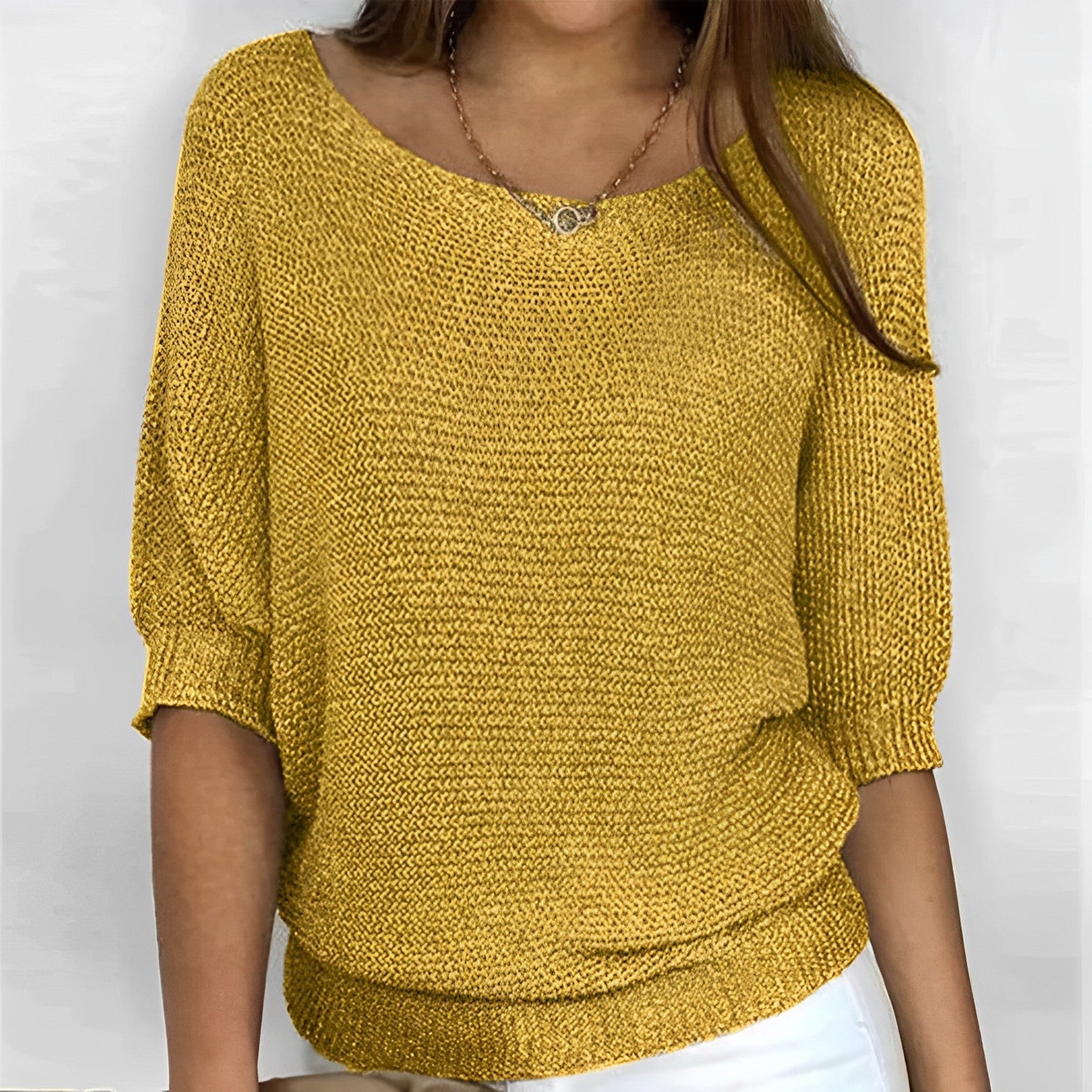 Blusa de Punto Suave y Ligera