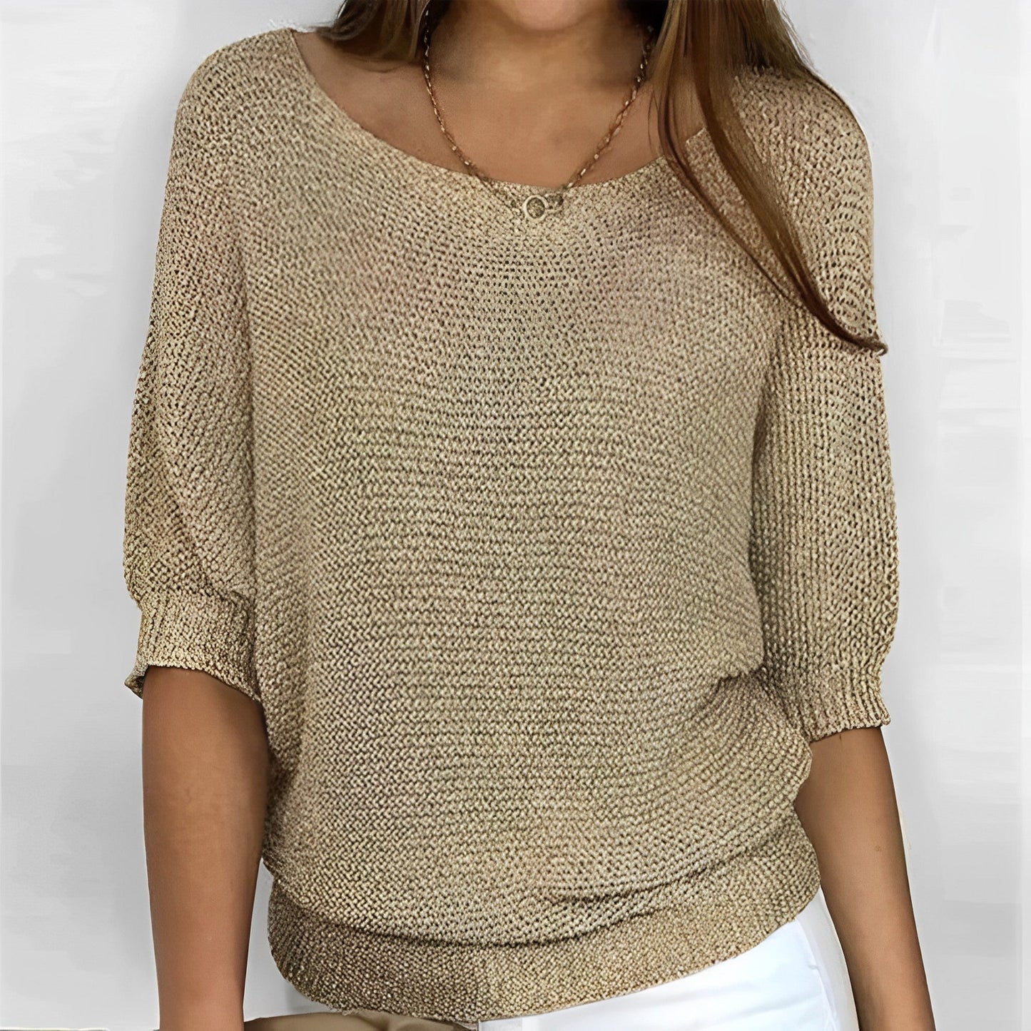Blusa de Punto Suave y Ligera