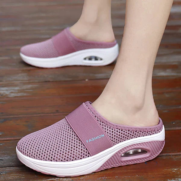 Zapatillas Running Mujer Transpirables Con Malla Ligera
