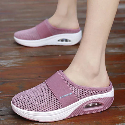 Zapatillas Running Mujer Transpirables Con Malla Ligera