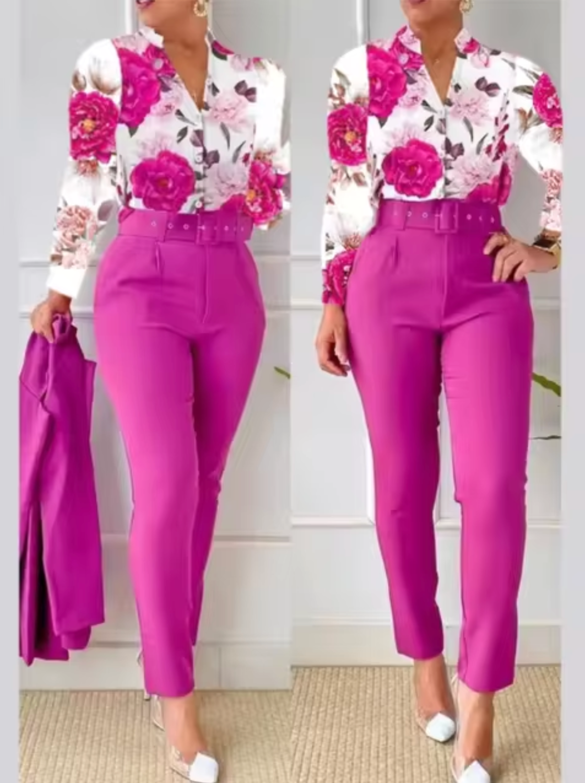 Traje de Dos Piezas Elegante y Chic