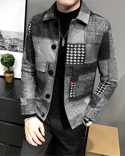 Chaqueta Estampada Colorida Mujer