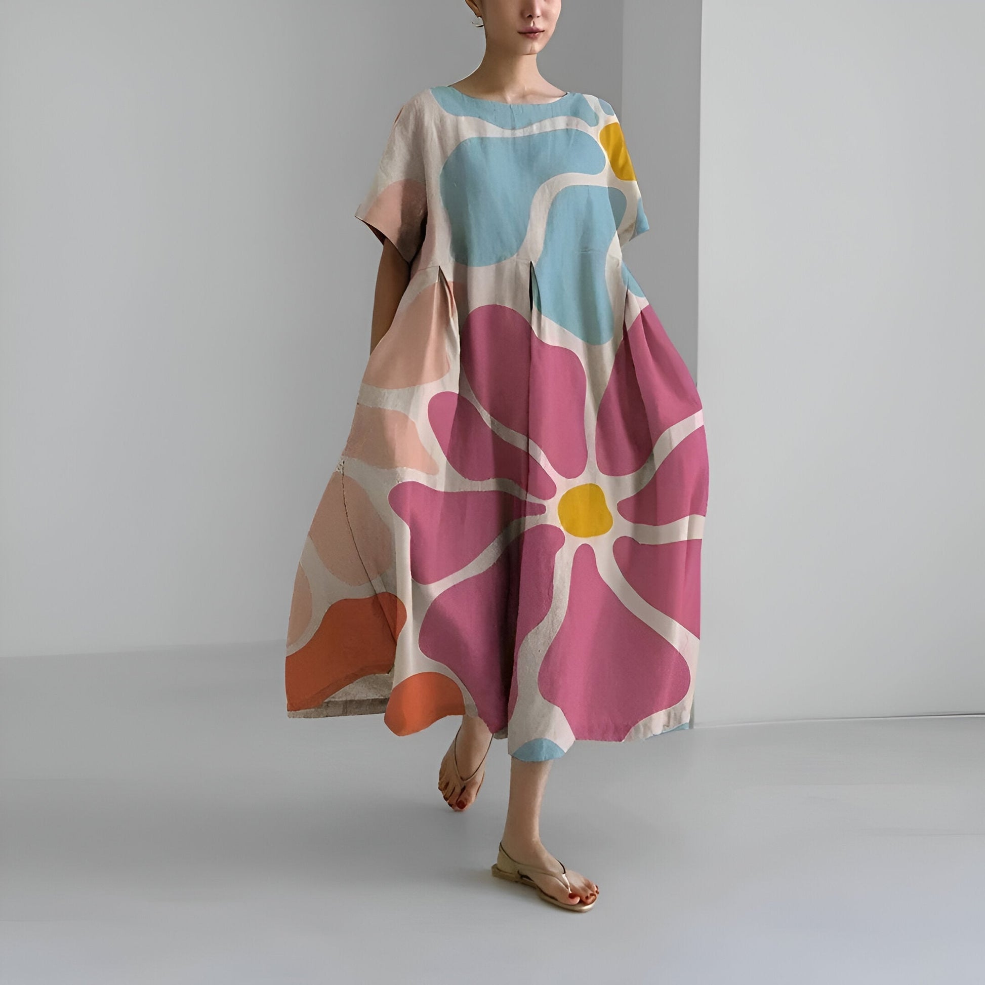 Vestido Florido Estilo Boho - Vestiria