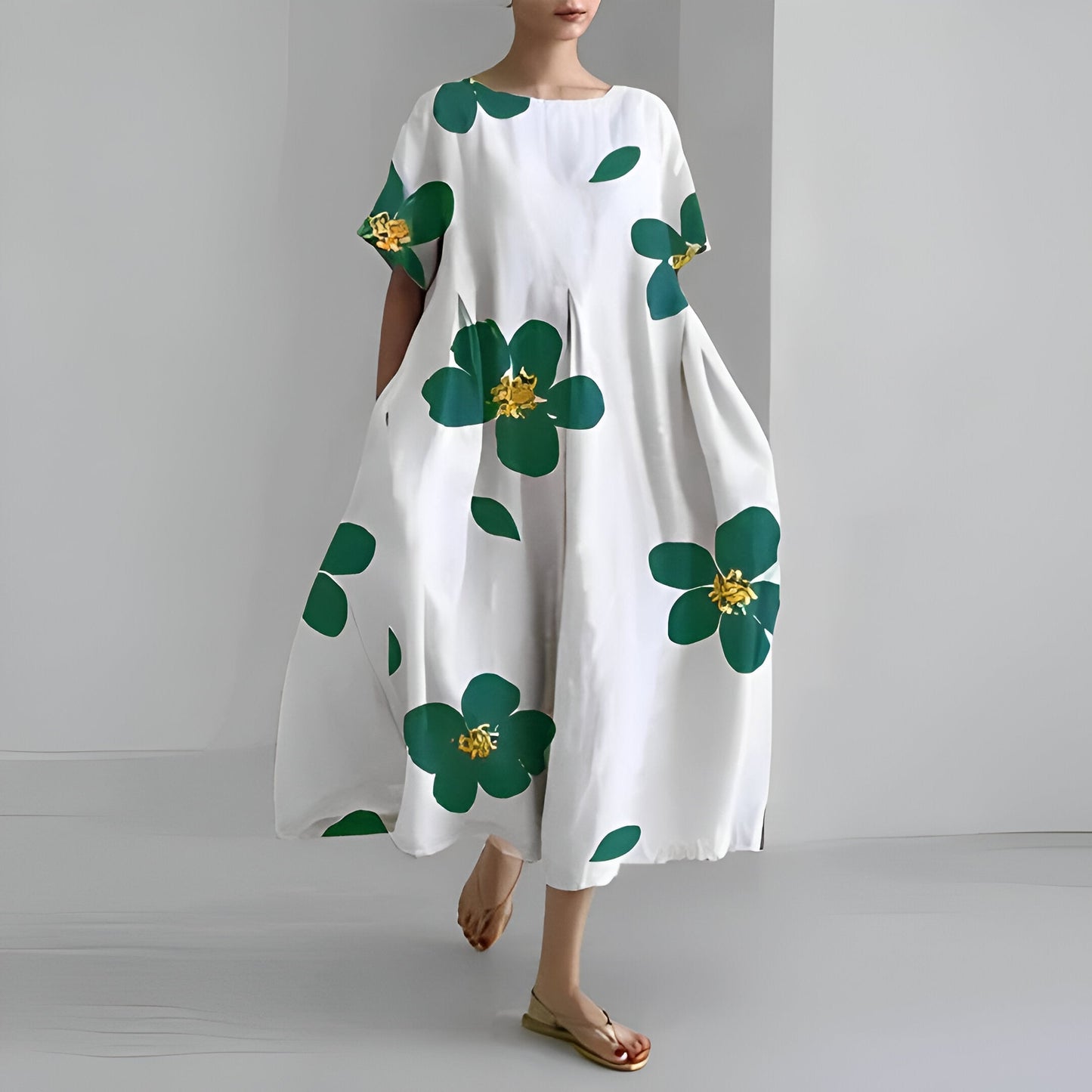 Vestido Florido Estilo Boho