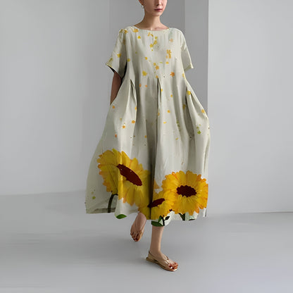 Vestido Florido Estilo Boho