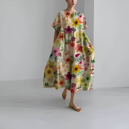 Vestido Florido Estilo Boho