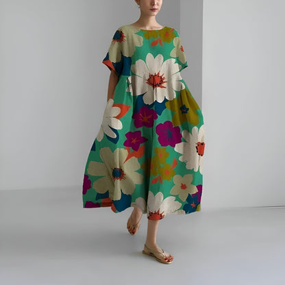 Vestido Florido Estilo Boho