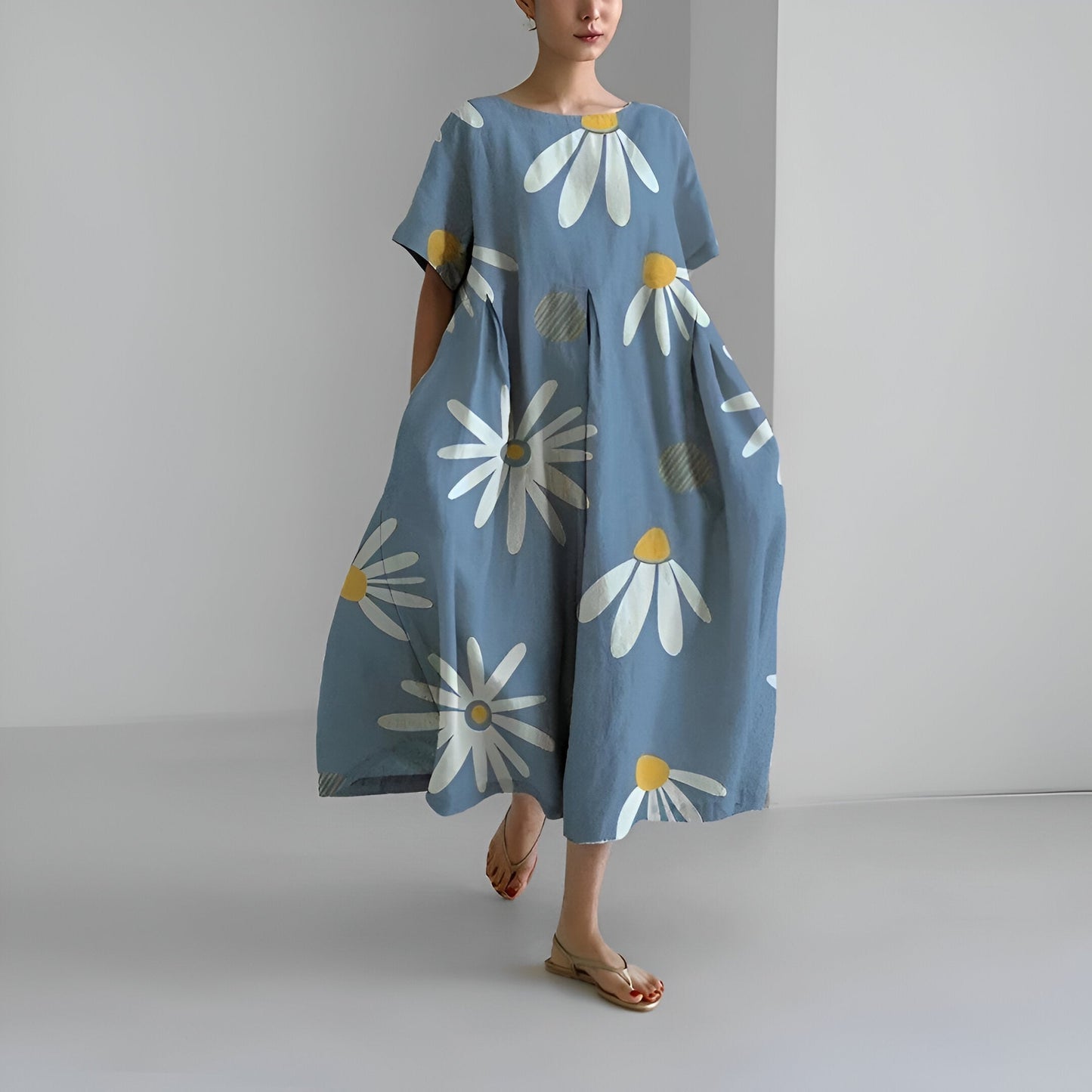 Vestido Florido Estilo Boho