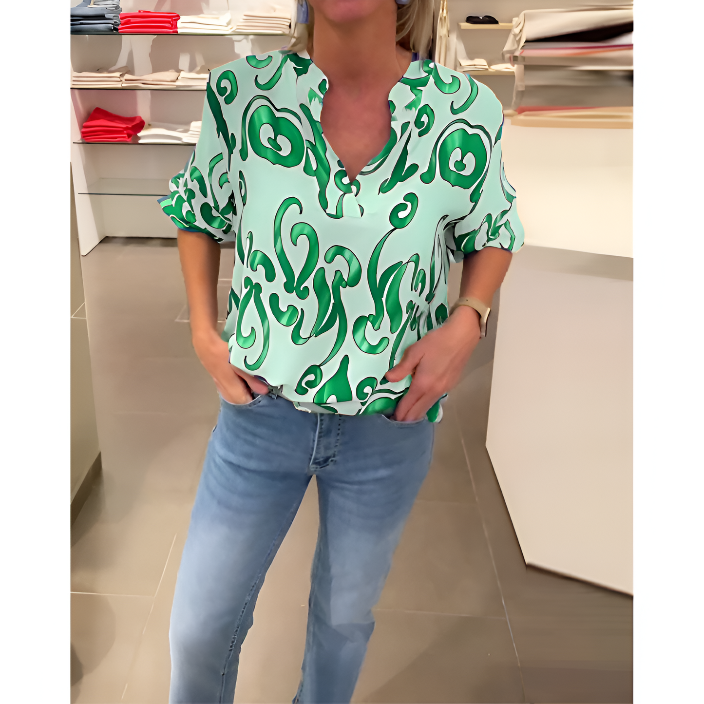 Blusa Ligera de Verano Estilo Fresh