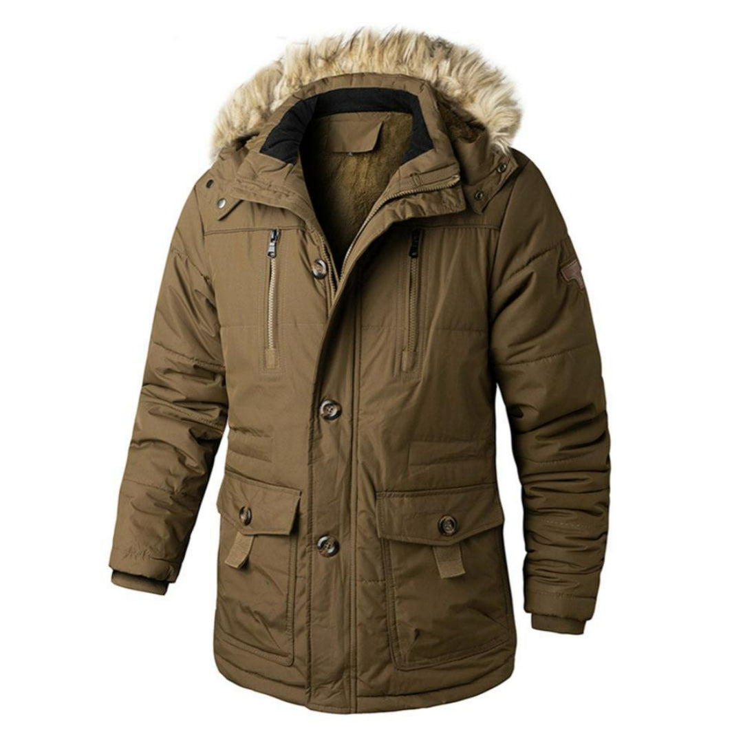 Chaqueta Impermeable con Capucha Ajustable