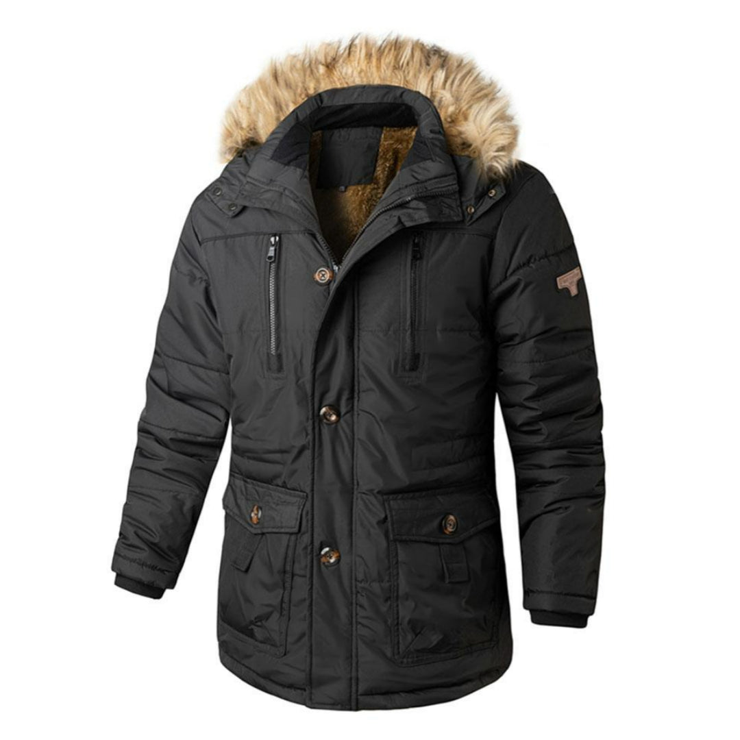 Chaqueta Impermeable con Capucha Ajustable - Vestiria