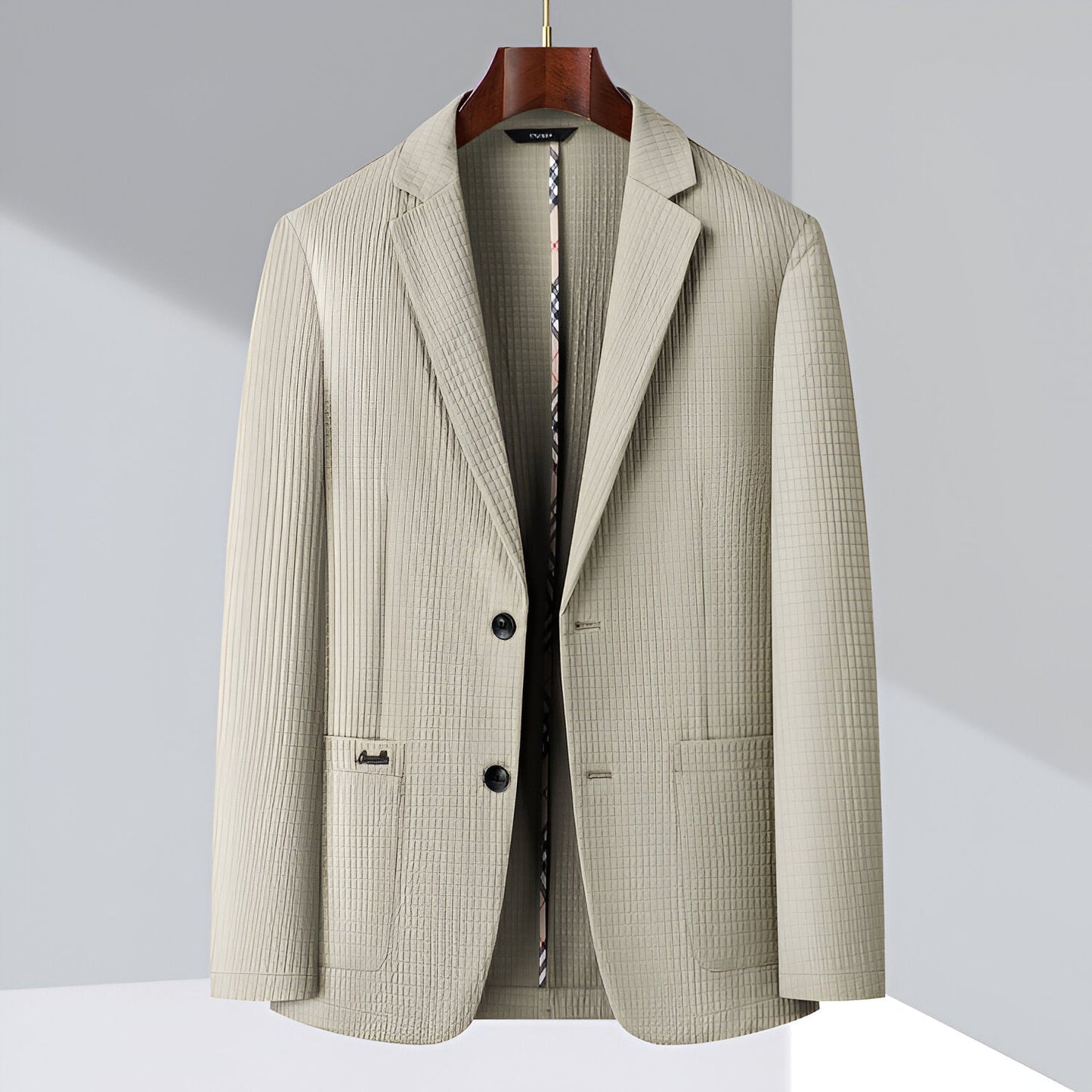 Chaquetón Hombre Texturizado Elegante