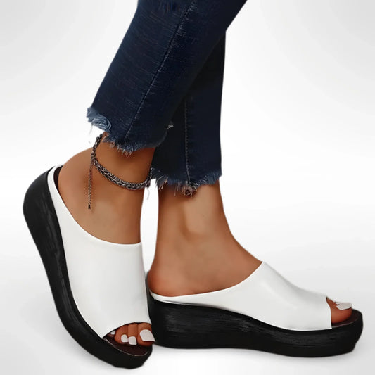 Sandalias de verano cómodas sintéticas LIVANA - Vestiria