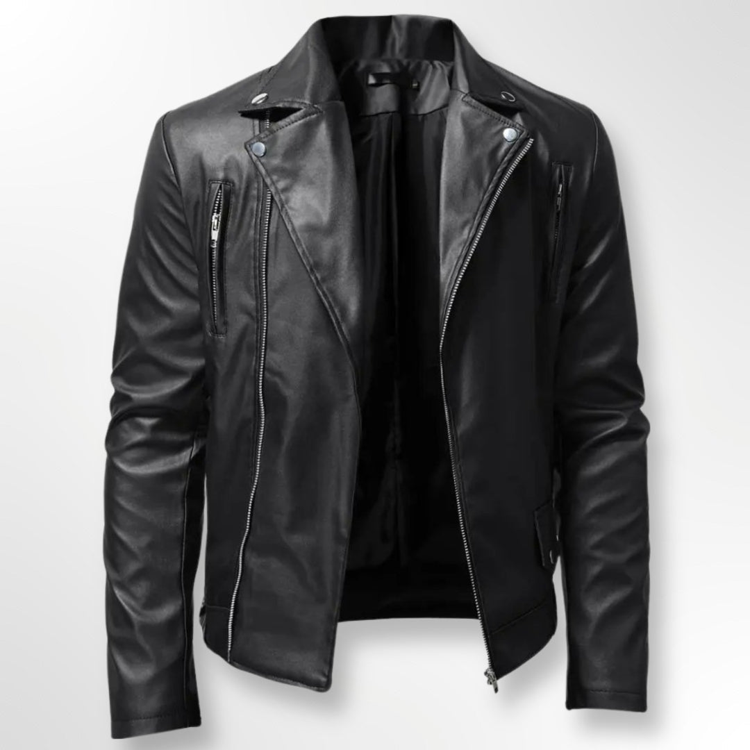 Chaqueta de Cuero Casual Mujer - Vestiria