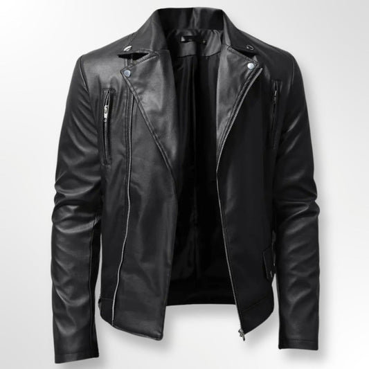 Chaqueta de Cuero Casual Mujer - Vestiria