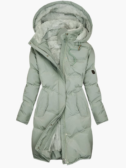 Abrigo Invierno Acolchado con Capucha Cálido - Vestiria