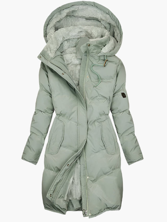 Abrigo Invierno Acolchado con Capucha Cálido - Vestiria