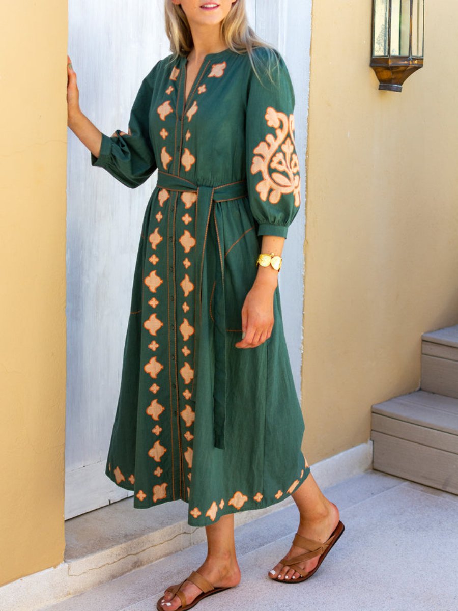 Vestido Mujer Floral Elegante - Vestiria