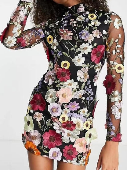 Vestido Floral Estampado Diseño Único
