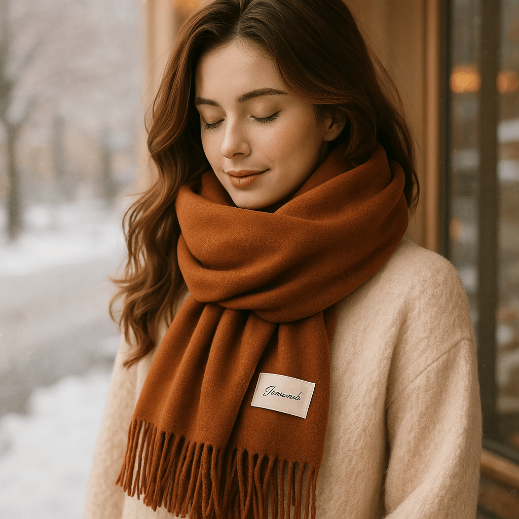 Bufanda Mujer Piel Suave Invierno - Vestiria