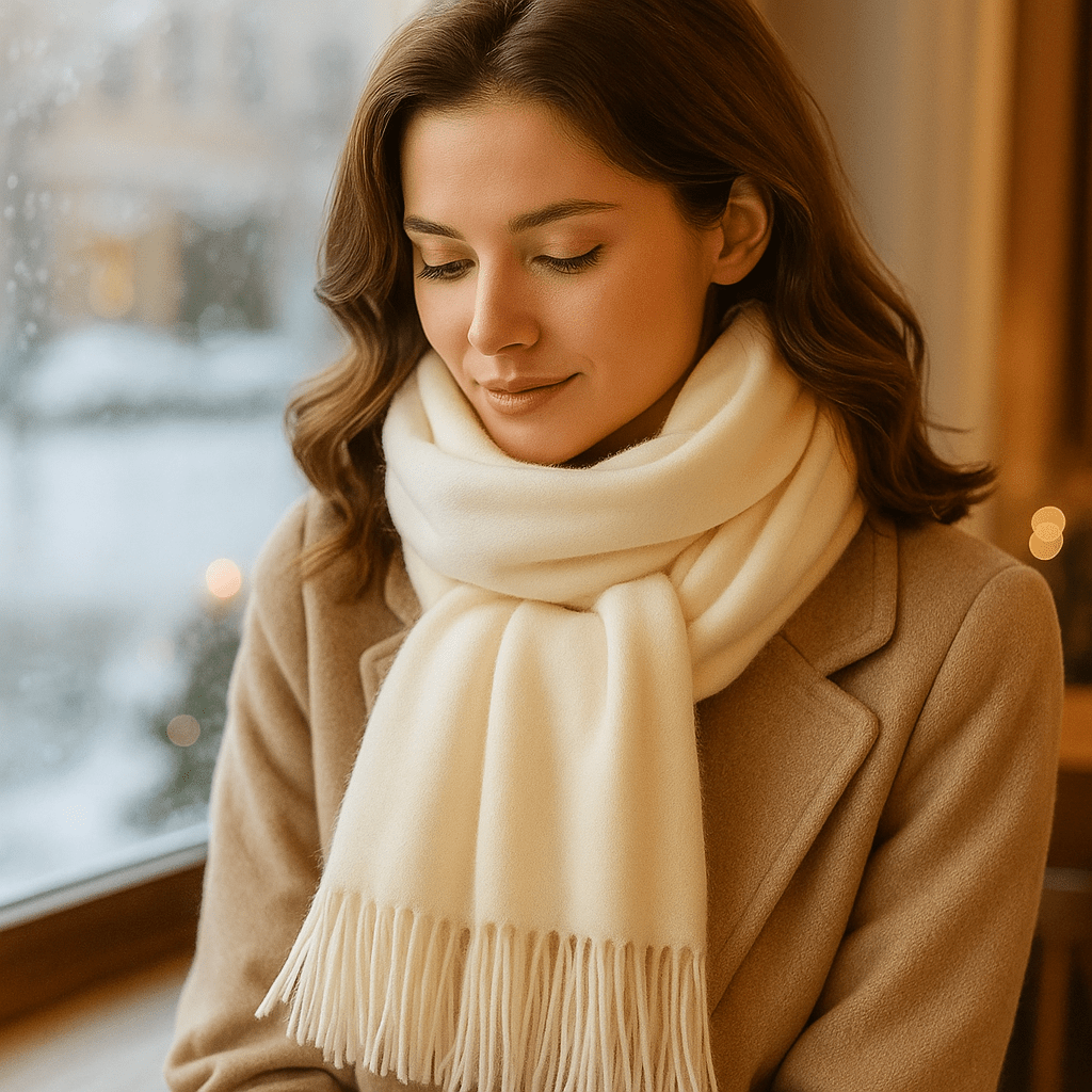 Bufanda Mujer Piel Suave Invierno