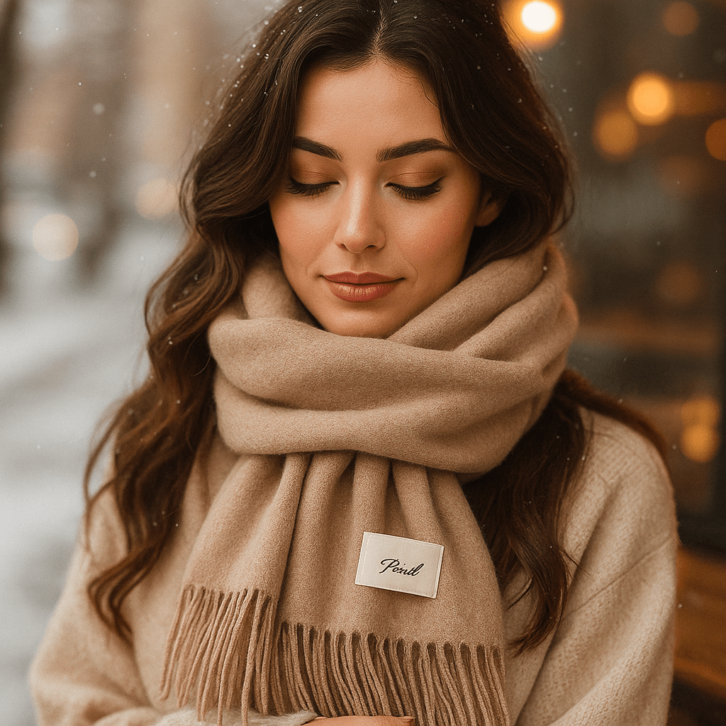 Bufanda Mujer Piel Suave Invierno