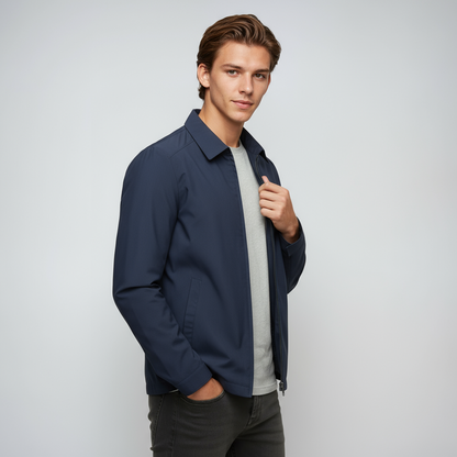 Chaqueta Hombre Primavera Ligera Cremallera