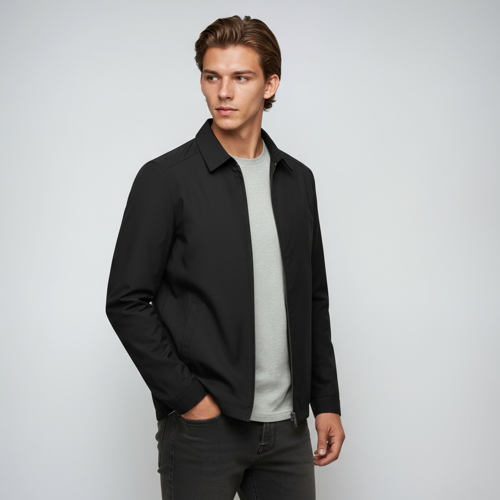Chaqueta Hombre Primavera Ligera Cremallera