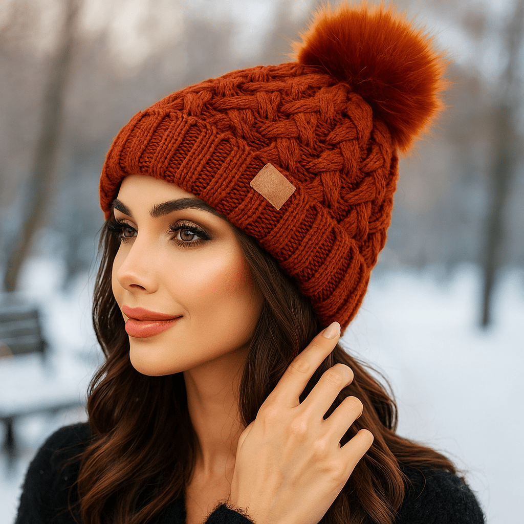 Gorra Mujer Tejido Chunco Acogedor