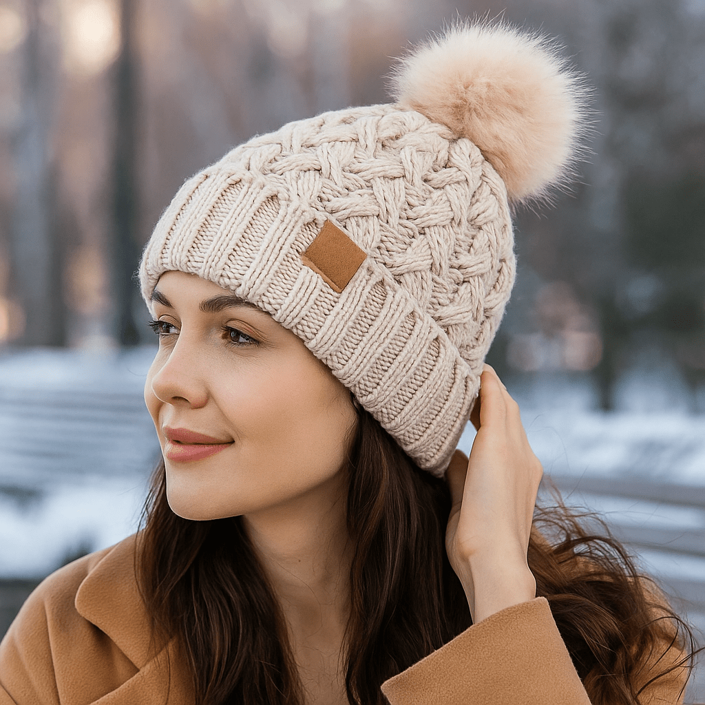 Gorra Mujer Tejido Chunco Acogedor