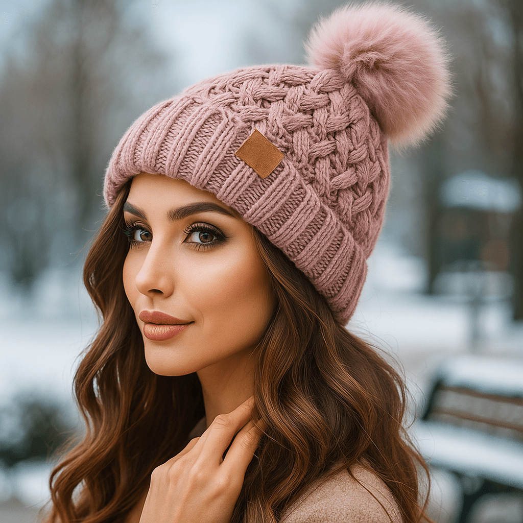 Gorra Mujer Tejido Chunco Acogedor