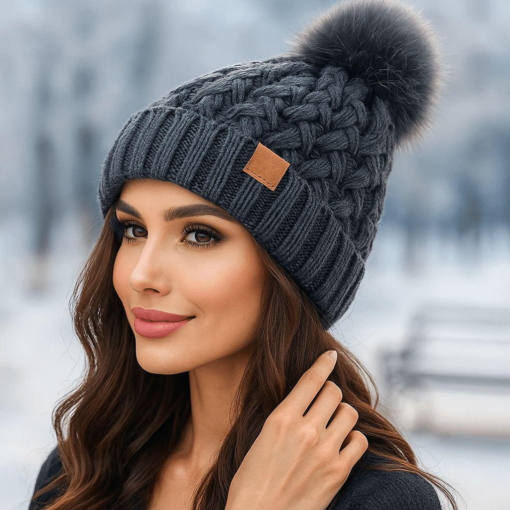 Gorra Mujer Tejido Chunco Acogedor
