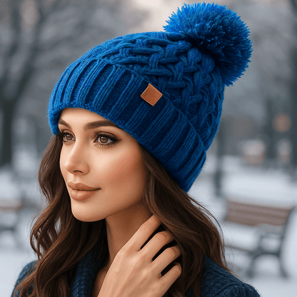 Gorra Mujer Tejido Chunco Acogedor