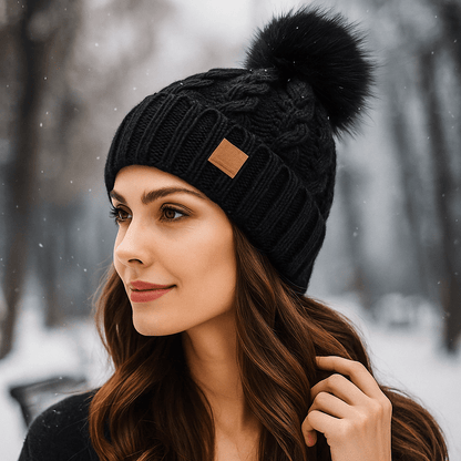 Gorra Mujer Tejido Chunco Acogedor