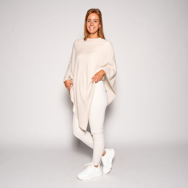 Poncho Chic Asimétrico Mujer - Vestiria