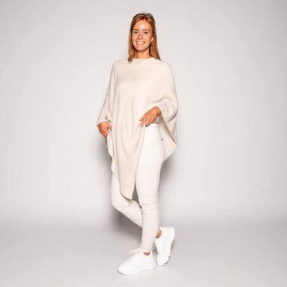 Poncho Chic Asimétrico Mujer - Vestiria