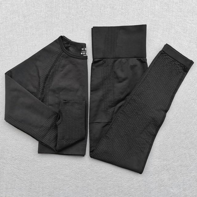 Conjunto Deportivo Mujer Sin Costuras