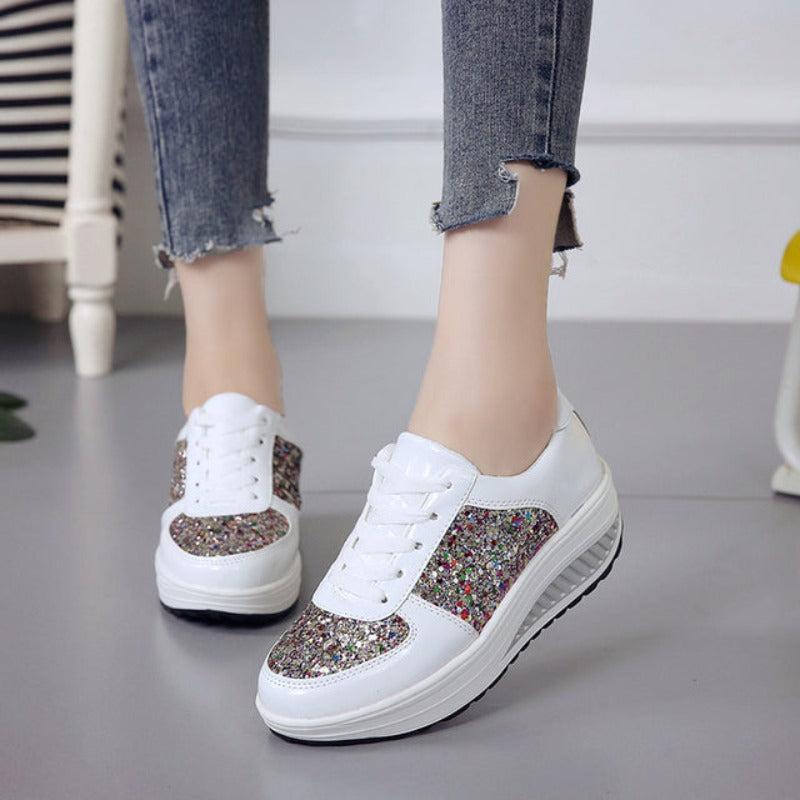Zapatillas Deportivas Mujer Plataforma Moda París
